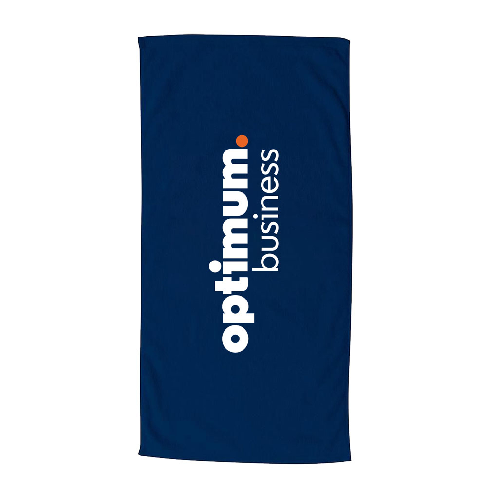 OB BEACH TERRY VELOUR TOWEL DOBBY HEM