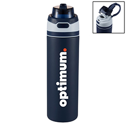 OP 28OZ RECYCLED STAINLESS SLIP STRAW BOTTLE