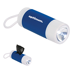 OP DOG BAG DISPENSER WITH FLASHLIGHT