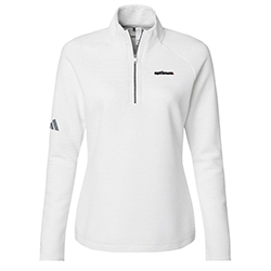 OP ADIDAS LADIES SPACER 1/4-ZIP PULLOVER